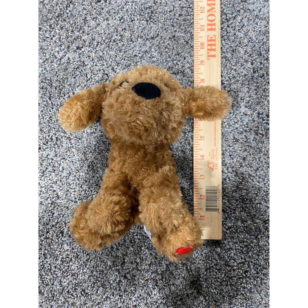 Walmart Brown Puppy Dog Plush Stuffed Animal Curly Fur Poodle